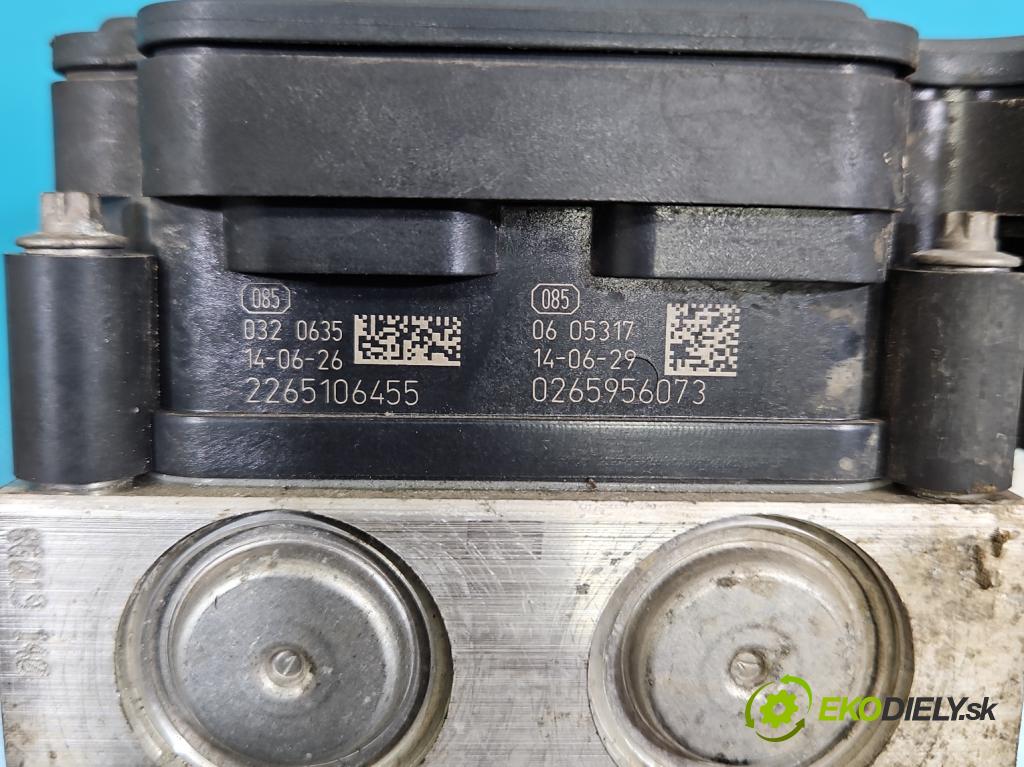 Skoda Fabia II 2007-2014 1.6 tdi CAYA 105 HP manual 77 kW 1598 cm3 5- čerpadlo abs 0265956073 (Pumpa ABS)