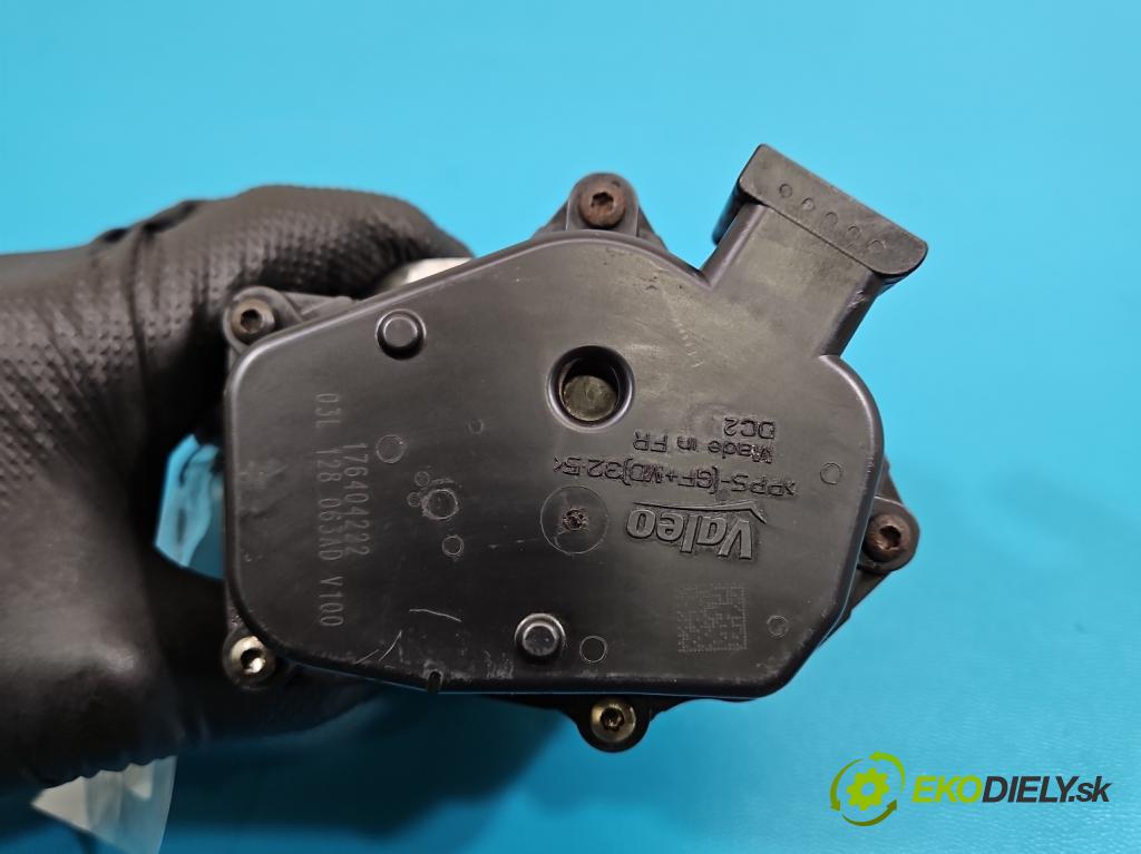 Skoda Fabia II 2007-2014 1.6 tdi CAYA 105 hp manual 77 kW 1598 cm3 5- škrticí klapka 03L128063AD (Škrticí klapka)