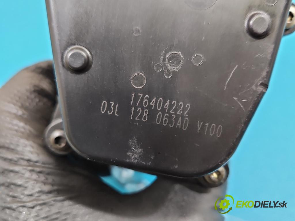 Skoda Fabia II 2007-2014 1.6 tdi CAYA 105 hp manual 77 kW 1598 cm3 5- škrticí klapka 03L128063AD (Škrticí klapka)