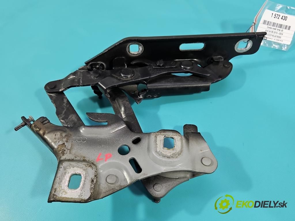 Audi A4 B9 2015-2024 2.0 TDI 190 hp automatic 140 kW 1968 cm3 5- Závěs: kapoty levý 8W0823301E