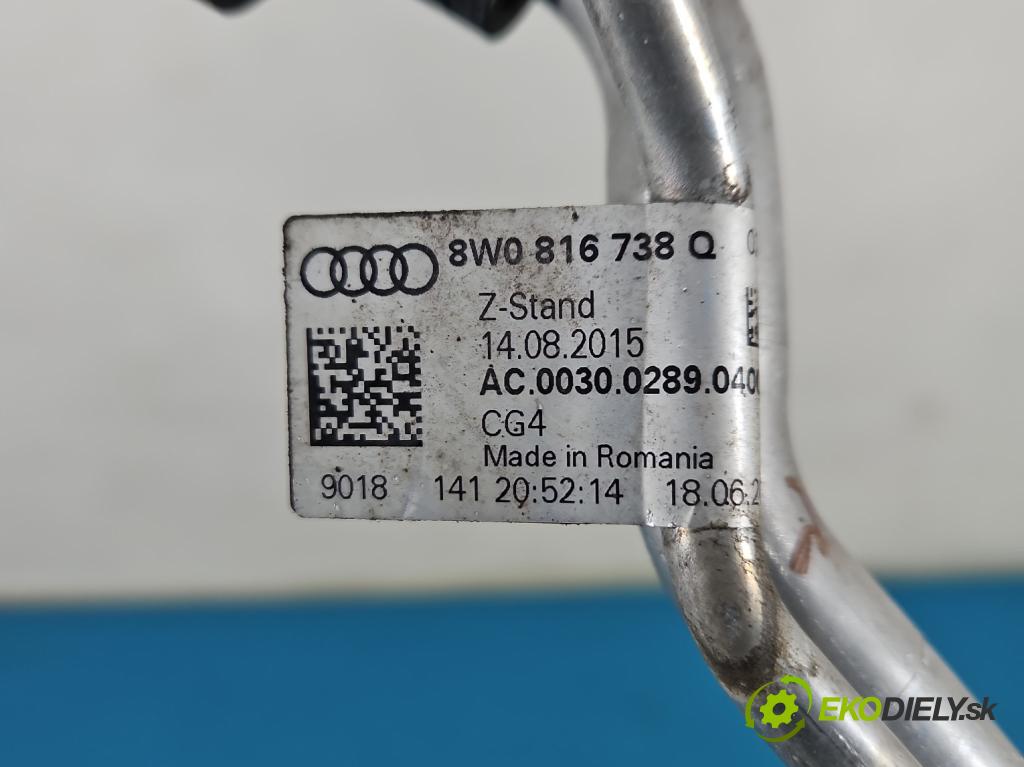 Audi A4 B9 2015-2024 2.0 TDI 190 HP automatic 140 kW 1968 cm3 5- rúrka klimatizácie 8W0816738Q