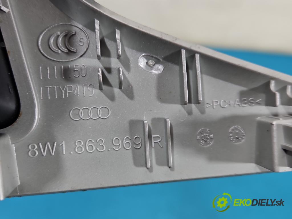 Audi A4 B9 2015-2024 2.0 TDI 190 HP automatic 140 kW 1968 cm3 5- lišta ozdobná vnitŕní: 8W1853190