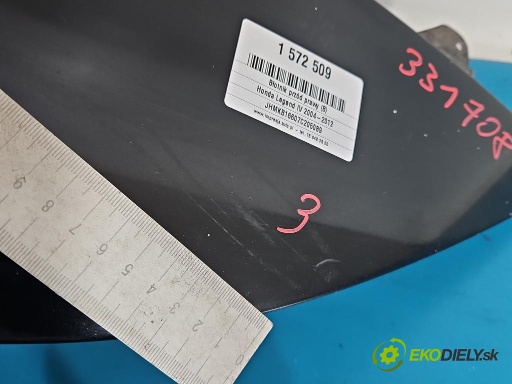 Honda Legend IV 2004-2012 3.5 V6 295HP automatic 217 kW 3471 cm3 4- blatník predné pravý  (Kľučka dverí ostatné)