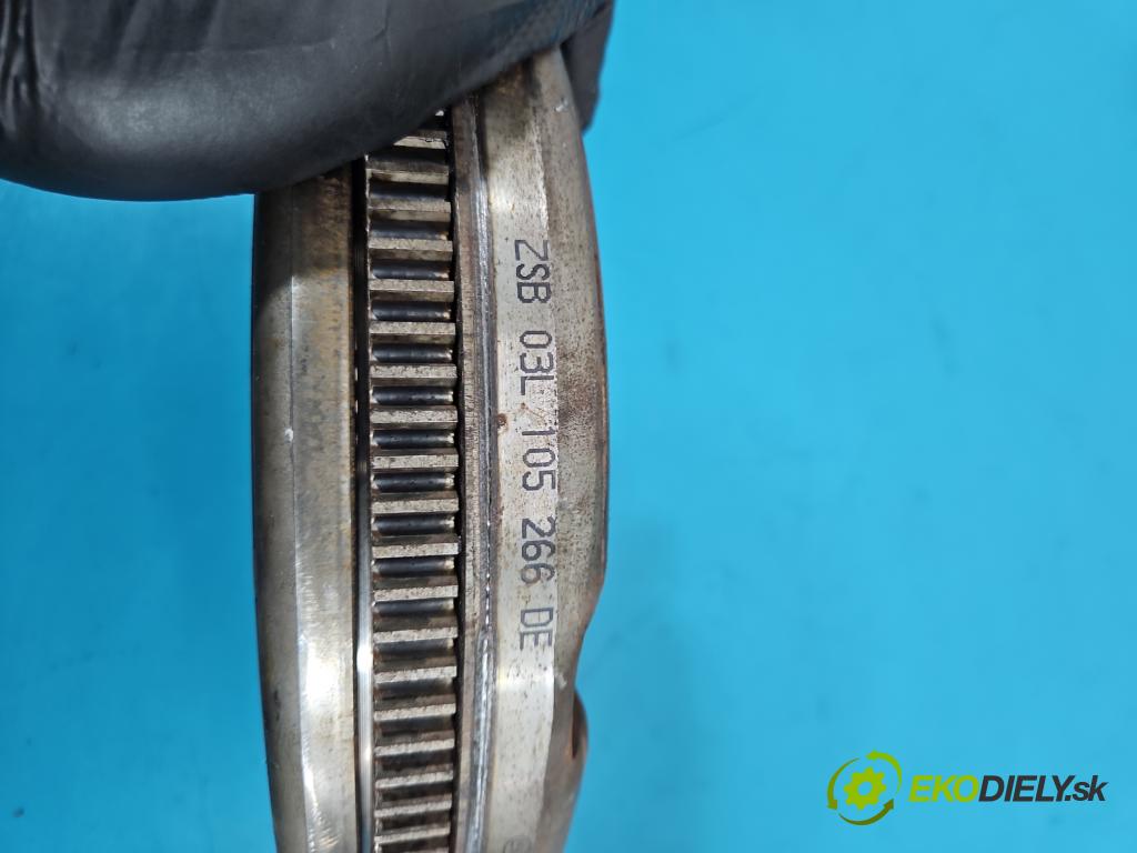 Vw Passat B8 2014 - 2.0 tdi 150 HP automatic 110 kW 1968 cm3 5- koleso hojdačka: 03L105266DE (Zotrvačník)