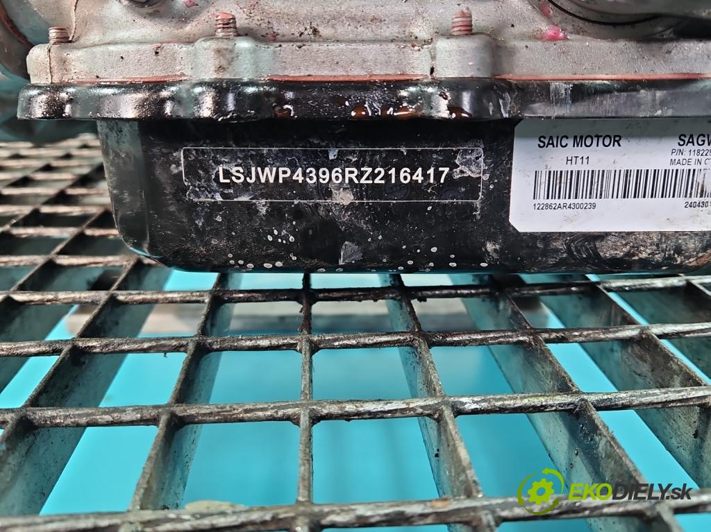 MG MG3  24- 1.5 16V 102 hp automatic 75 kW 1498 cm3 5- převodovka stupňová automat TZ180XS050