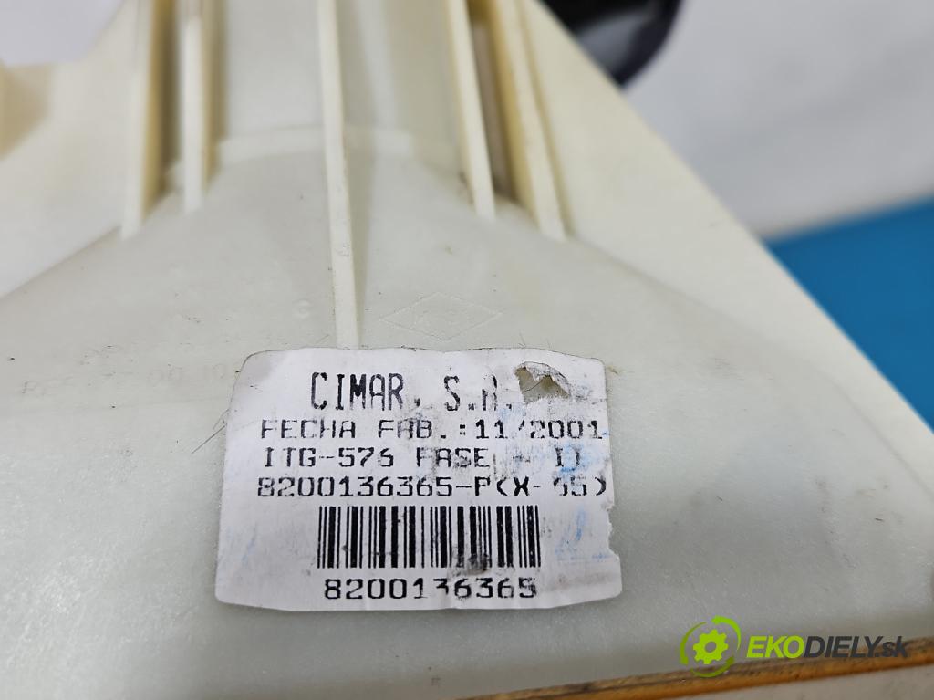 Renault Clio II 1998-2012 1.5 dci 82 hp manual 60 kW 1461 cm3 5- kulisa změny stupňová 8200136365 (Řadicí páka (kulisa) )