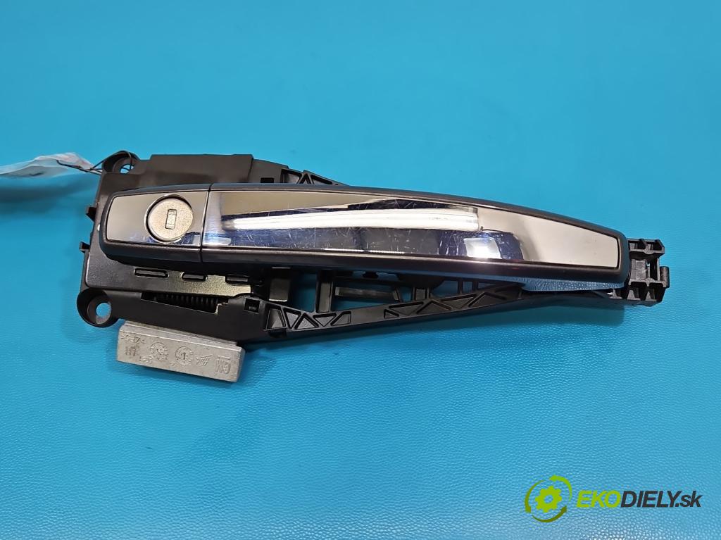 Opel Insignia A 2008-2017 2.0 cdti 160 HP manual 118 kW 1956 cm3 5- rukoväť predné ľavé mimo: 14096201 (Kľučka dverí vonkajšia predná ľavá)