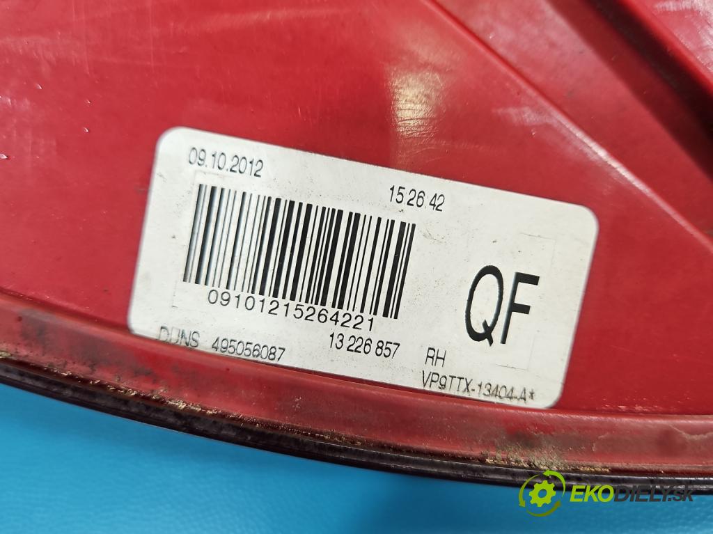 Opel Insignia A 2008-2017 2.0 cdti 160 HP manual 118 kW 1956 cm3 5- svetlo / reflektor zadné pravé 13226857 (Kľučka dverí ostatné)