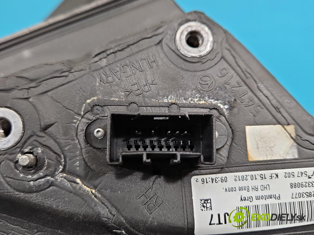 Opel Insignia A 2008-2017 2.0 cdti 160 HP manual 118 kW 1956 cm3 5- zrkadlo pravé 13329088 (Kľučka dverí ostatné)