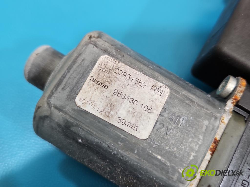 Opel Insignia A 2008-2017 2.0 cdti 160 HP manual 118 kW 1956 cm3 5- mechanizmus okna predné pravý 20952453