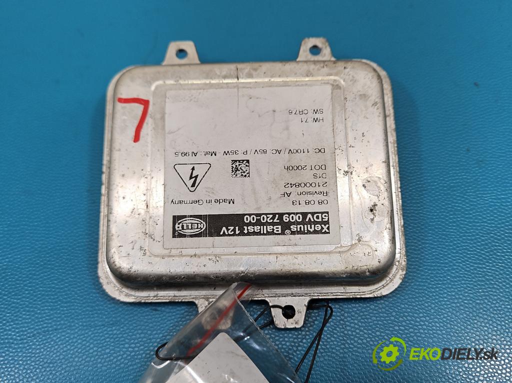 Opel Insignia A 2008-2017 2.0 cdti 160 HP manual 118 kW 1956 cm3 5- střídač: xenon 5DV009720-00 (Riadiaca jednotka xenónu)