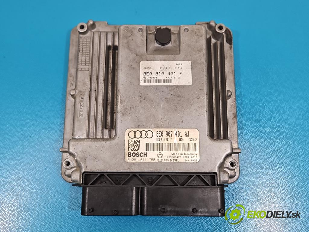 Audi A4 B7 2004-2008 3.0 tdi 204 hp automatic 150 kW 2967 cm3 5- řídící jednotka motoru 8E0907401AJ