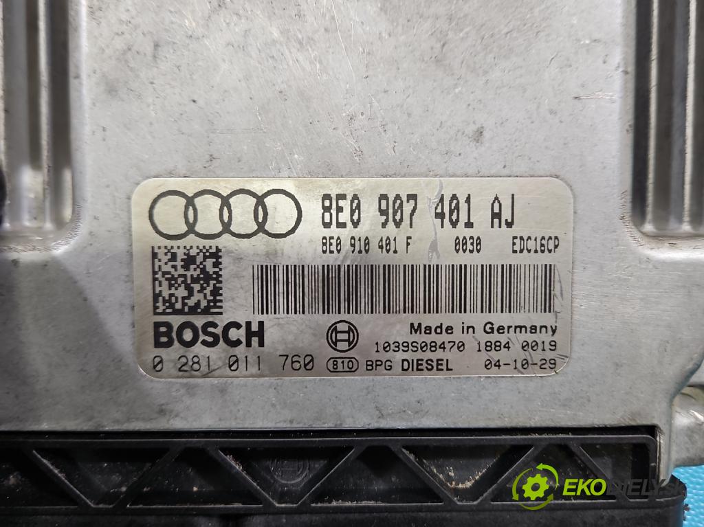 Audi A4 B7 2004-2008 3.0 tdi 204 hp automatic 150 kW 2967 cm3 5- řídící jednotka motoru 8E0907401AJ