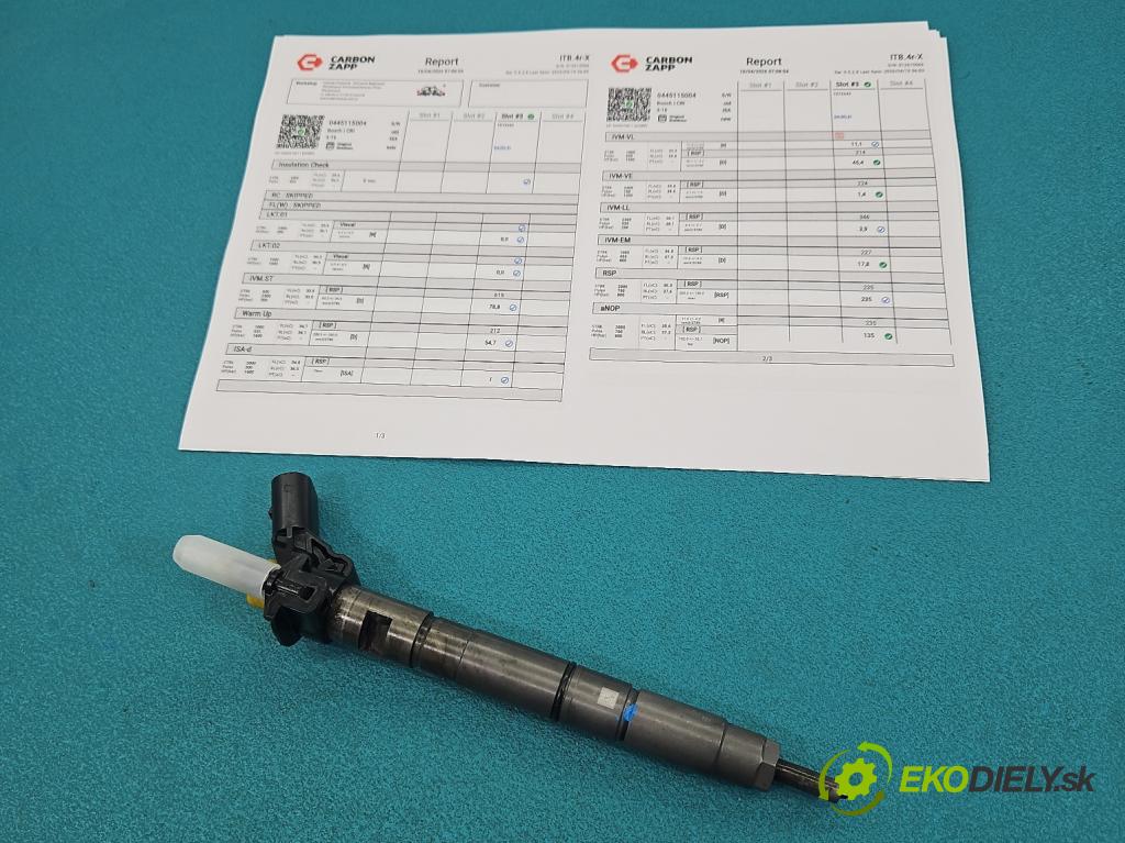 Audi A4 B7 2004-2008 3.0 tdi BKN: 204 HP automatic 150 kW 2967 cm3 5- vstrek 0445115004 (Vstrekovač paliva)