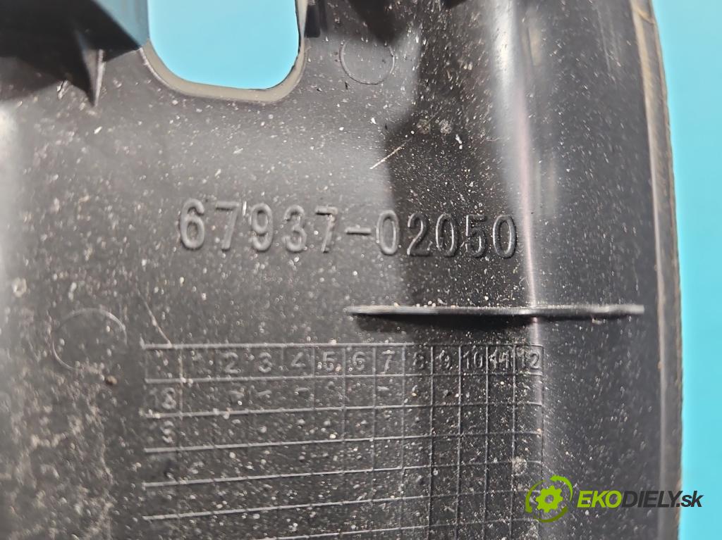 Toyota Auris II 2012-2018 1.6 16V 132  HP manual 97 kW 1598 cm3 5- Čalounictví: kufrové dvere 08824