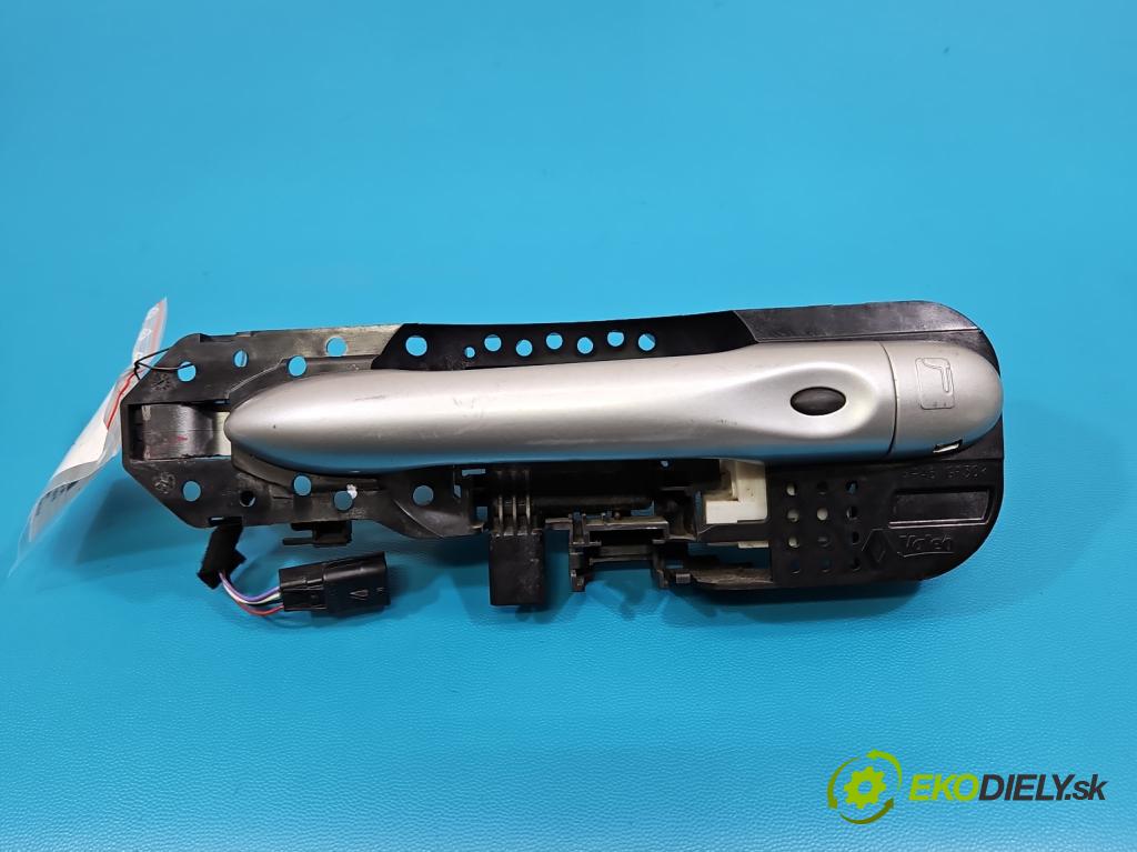 Renault Megane III 2008-2016 2.0 Tce 179KM manual 132 kW 1998 cm3 5- rukoväť predné ľavé mimo: 806070033R (Kľučka dverí vonkajšia predná ľavá)