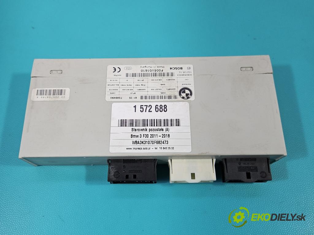 Bmw 3 F30 2011-2018 2.0d N47D20 184hp automatic 135 kW 1995 cm3 5- riadiaca jednotka ostatné F005V01610
