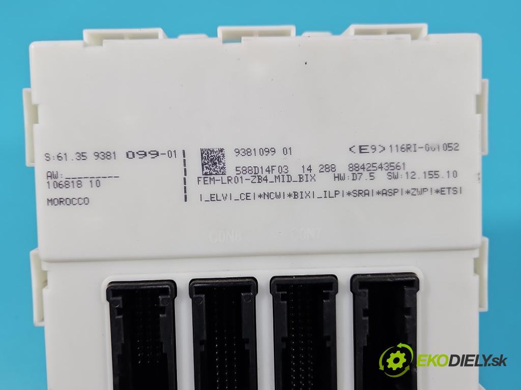 Bmw 3 F30 2011-2018 2.0d 184 hp automatic 135 kW 1995 cm3 5- řídící jednotka motoru 0281031299
