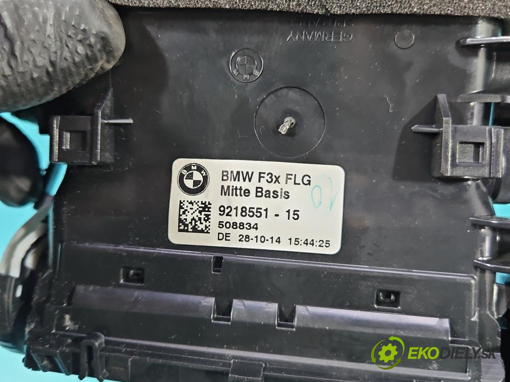 Bmw 3 F30 2011-2018 2.0d N47D20 184 hp automatic 135 kW 1995 cm3 5- Mřížka: topení medián: 9218551 (Mřížka topení)