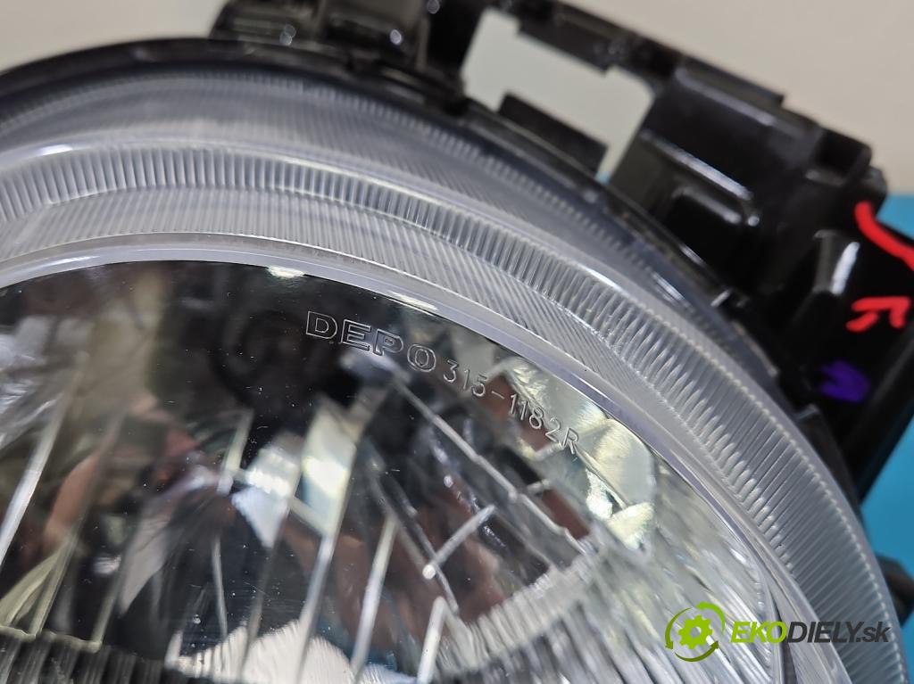 Nissan Juke I 2010-2019 1.5 dci K9K 110 HP manual 81 kW 1461 cm3 5- Reflektor: pravý 215-11D8R-LD-EM (Svetlo predné pravé)