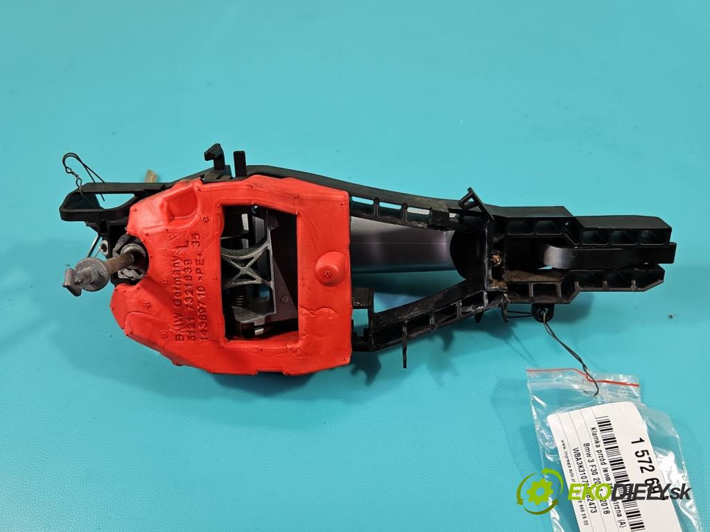 Bmw 3 F30 2011-2018 2.0d N47D20 184hp automatic 135 kW 1995 cm3 5- rukoväť predné ľavé mimo: 7321639 (Kľučka dverí vonkajšia predná ľavá)