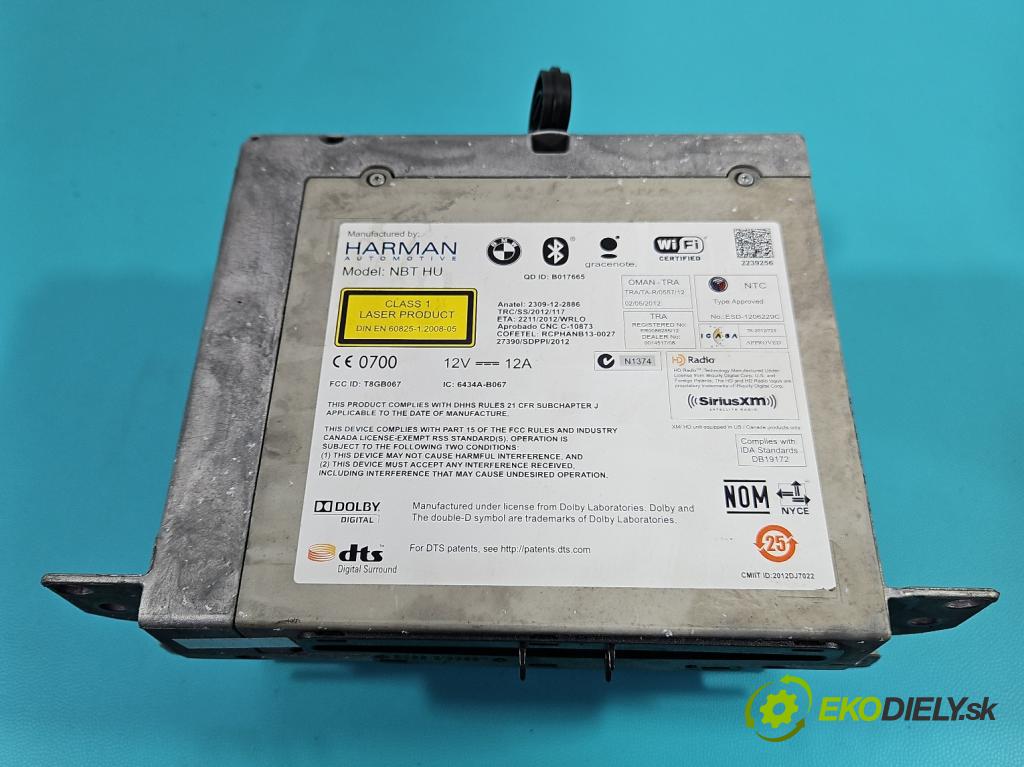 Bmw 3 F30 2011-2018 2.0d N47D20 184hp automatic 135 kW 1995 cm3 5- Radio originál 2309-12-2886