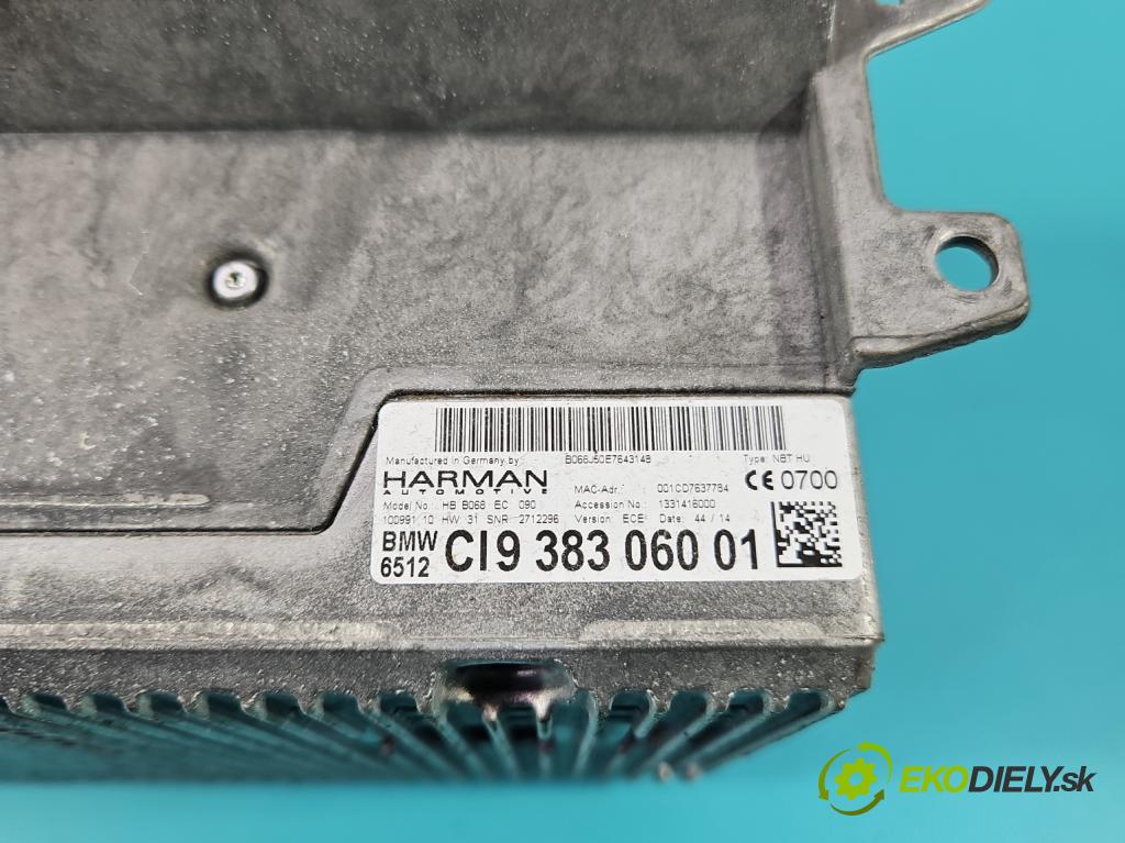 Bmw 3 F30 2011-2018 2.0d N47D20 184hp automatic 135 kW 1995 cm3 5- Radio originál 2309-12-2886