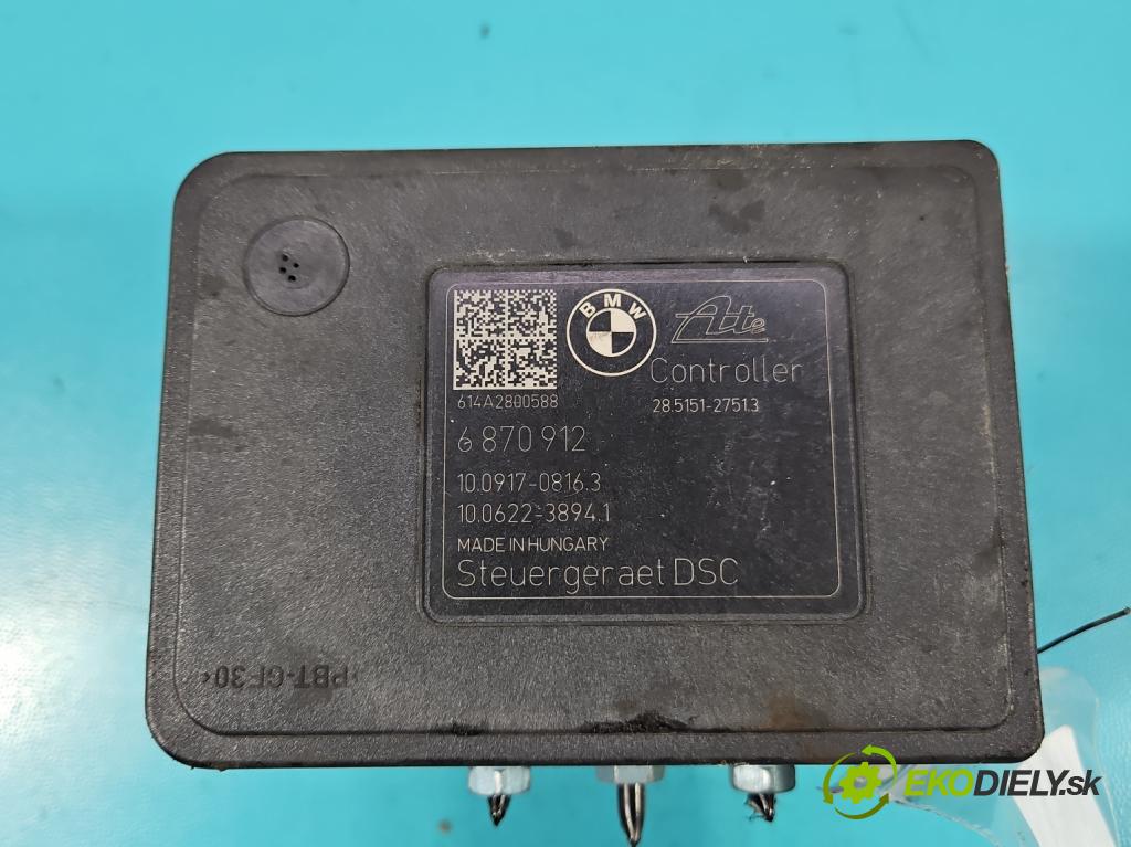 Bmw 3 F30 2011-2018 2.0d 184 hp automatic 135 kW 1995 cm3 5- čerpadlo abs 6870912 (Pumpa ABS)