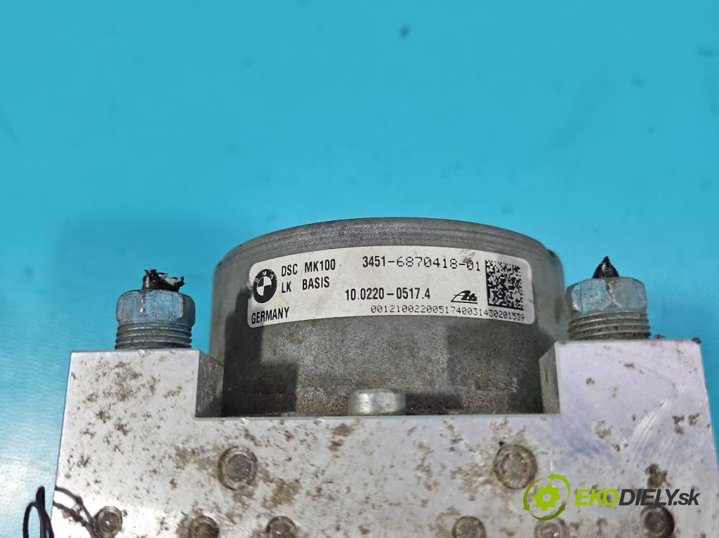 Bmw 3 F30 2011-2018 2.0d 184 hp automatic 135 kW 1995 cm3 5- čerpadlo abs 6870912 (Pumpa ABS)