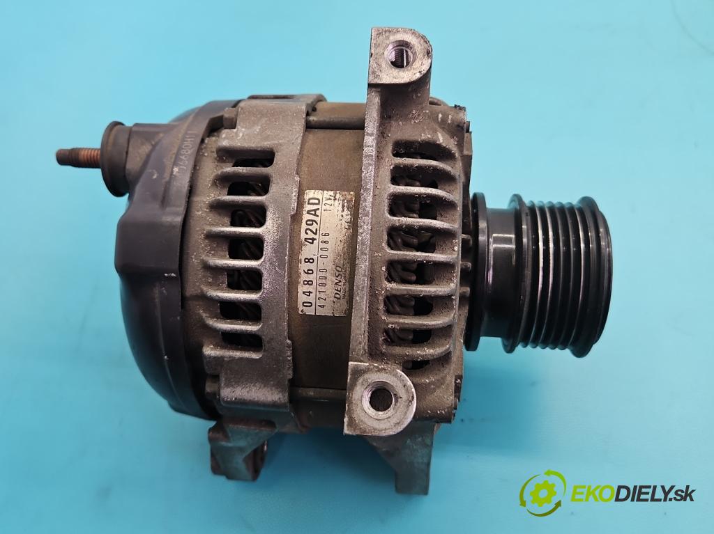 Chrysler Voyager IV 2000-2007 2.8 crd: 150 HP automatic 110 kW 2776 cm3 5- Alternator 04868429AD (Alternátor)