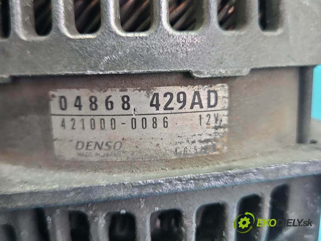 Chrysler Voyager IV 2000-2007 2.8 crd: 150 HP automatic 110 kW 2776 cm3 5- Alternator 04868429AD (Alternátor)