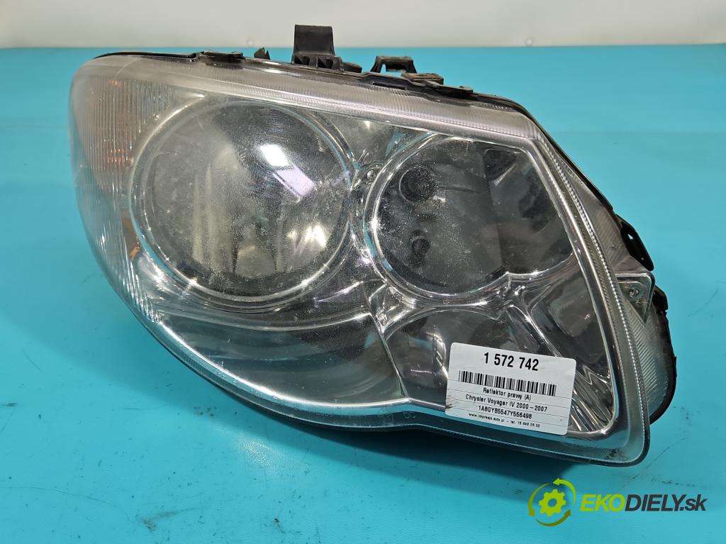 Chrysler Voyager IV 2000-2007 2.8 crd: 150 HP automatic 110 kW 2776 cm3 5- Reflektor: pravý 04857830ACI (Svetlo predné pravé)