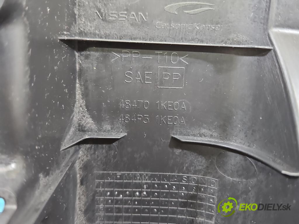 Nissan Juke I 2010-2019 1.5 dci 110 hp manual 81 kW 1461 cm3 5- kryt plastová 48470-1KE0A