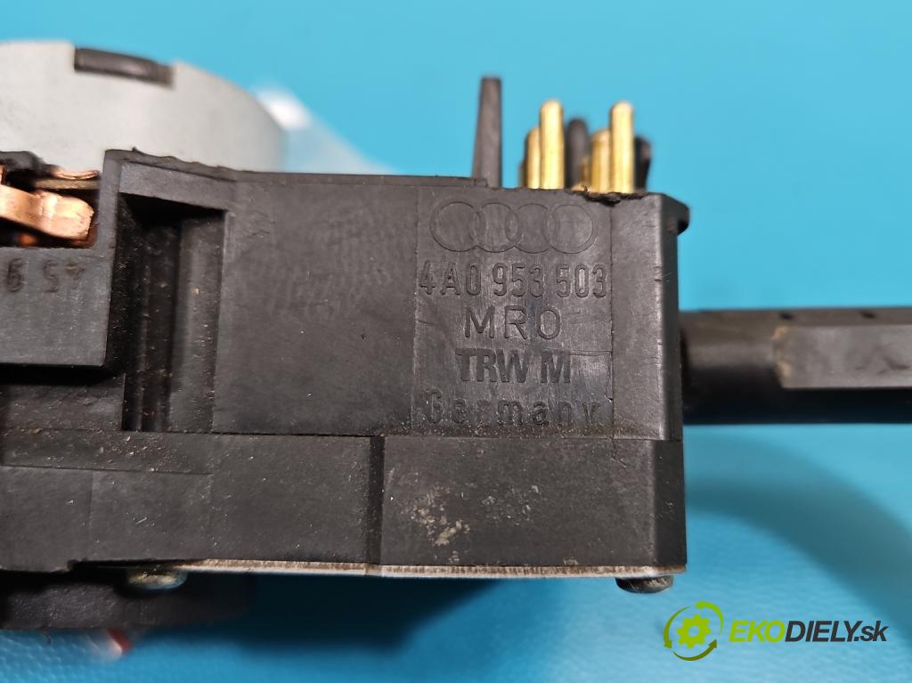 Audi 80 B4 1991-1994 1.9 tdi 90 HP manual 66 kW 1896 cm3 4- prepínač komplex: 4A0953503 (Prepínacie páčky pod volantom)