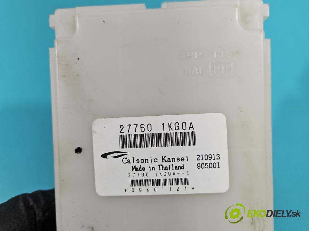 Nissan Juke I 2010-2019 1.5 dci K9K 110 HP manual 81 kW 1461 cm3 5- riadiaca jednotka ostatné 27760-1KG0A