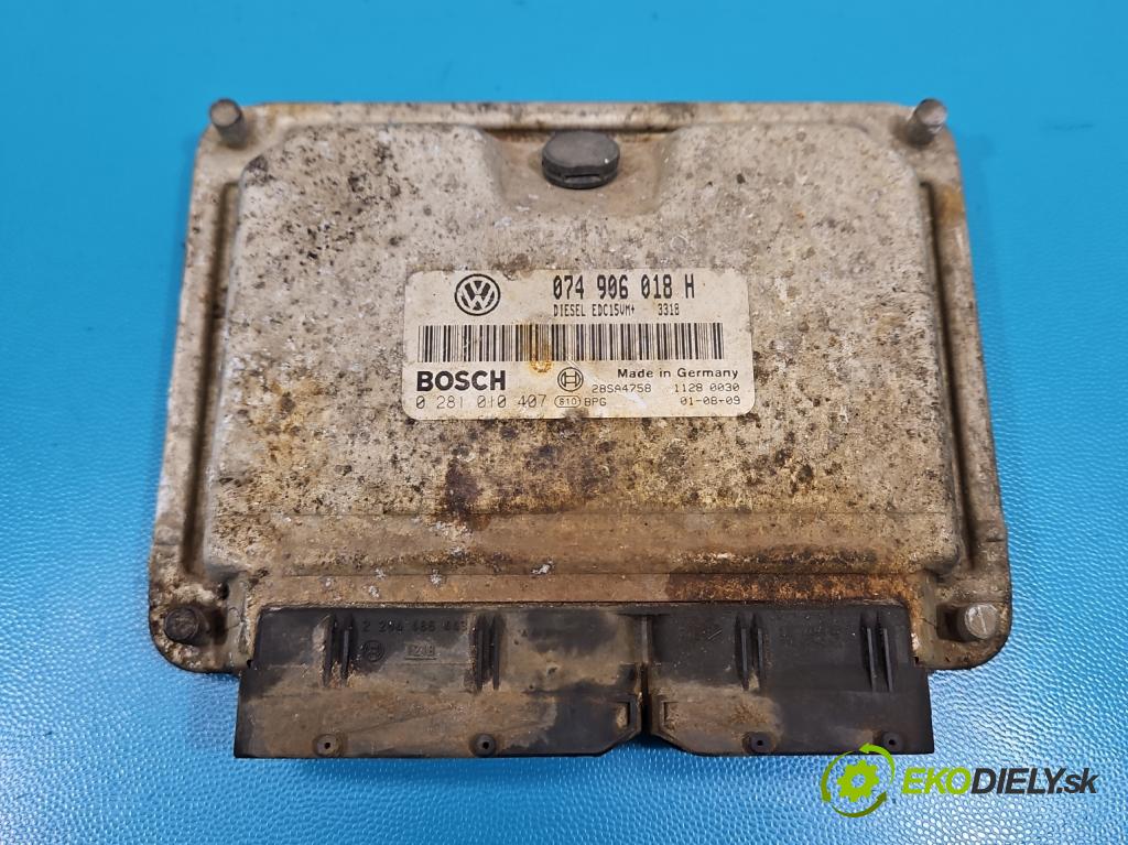 Vw LT II 1996-2006 2.5 tdi 109 HP manual 80 kW 2461 cm3 5- riadiaca jednotka motora 074906018H