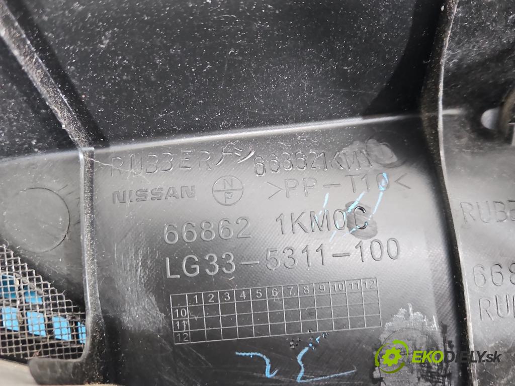 Nissan Juke I 2010-2019 1.5 dci K9K 110 HP manual 81 kW 1461 cm3 5- torpédo 66862 (Torpédo (plast pod čelným sklom))