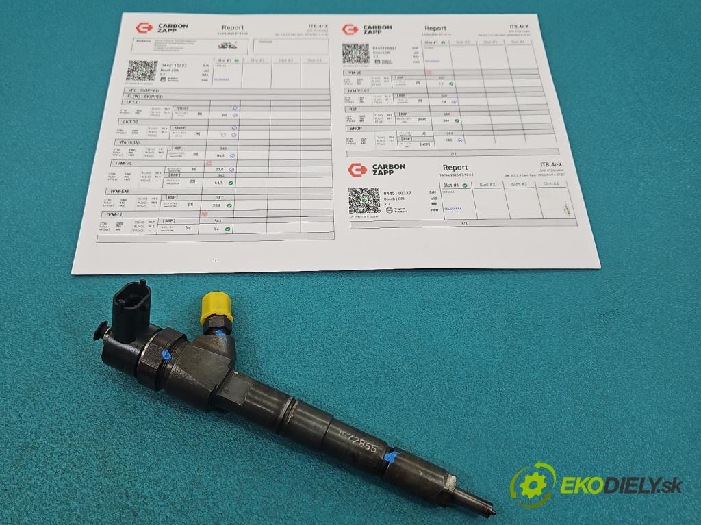 Opel Insignia A 2008-2017 2.0 cdti 160 HP manual 118 kW 1956 cm3 5- vstrek 0445110327 (Vstrekovač paliva)