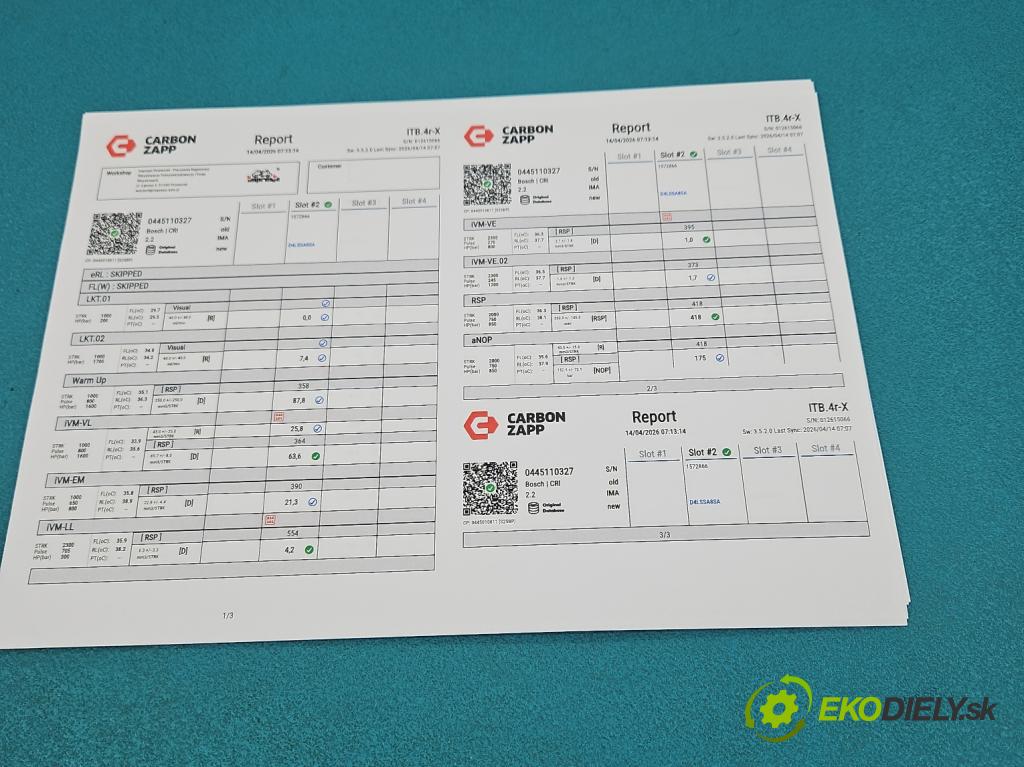 Opel Insignia A 2008-2017 2.0 cdti 160 HP manual 118 kW 1956 cm3 5- vstrek 0445110327 (Vstrekovač paliva)