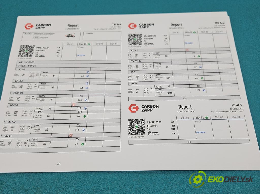 Opel Insignia A 2008-2017 2.0 cdti 160 HP manual 118 kW 1956 cm3 5- vstrek 0445110327 (Vstrekovač paliva)