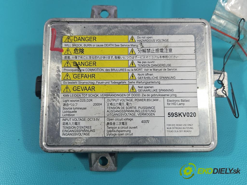 Honda Accord VII 2002-2008 2.4 16V K24A3: 190 hp automatic 140 kW 2354 cm3 4- měnič xenon 59SKV020 (Řídící jednotka xenonu)