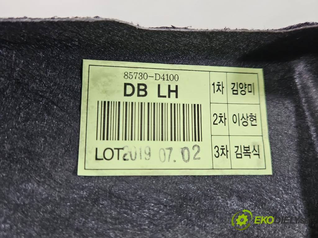 Kia Optima IV 2015-2020 1.6 T-GDI: 180 HP automatic 132.4 kW 1591 cm3 4- Čalounictví: kufra: ľavé 85730-D4100