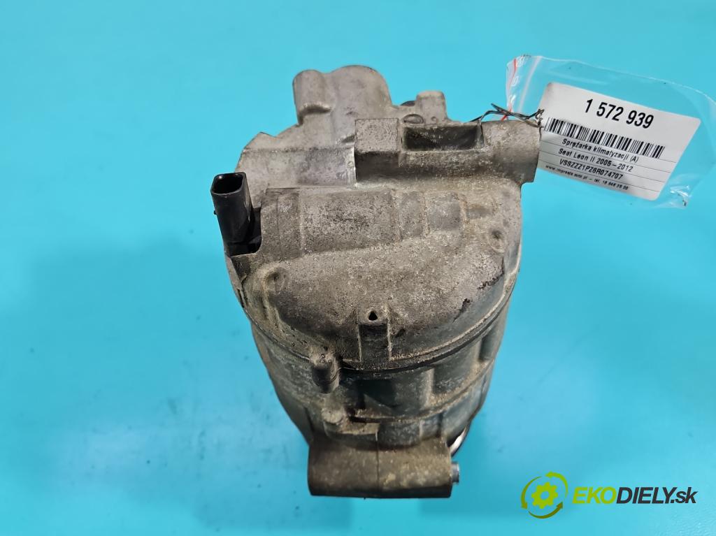 Seat Leon II 2005-2012 1.6 SR 102 HP manual 75 kW 1595 cm3 5- Kompresor: klimatizácie 1K0820803N (Kompresor klimatizácie)