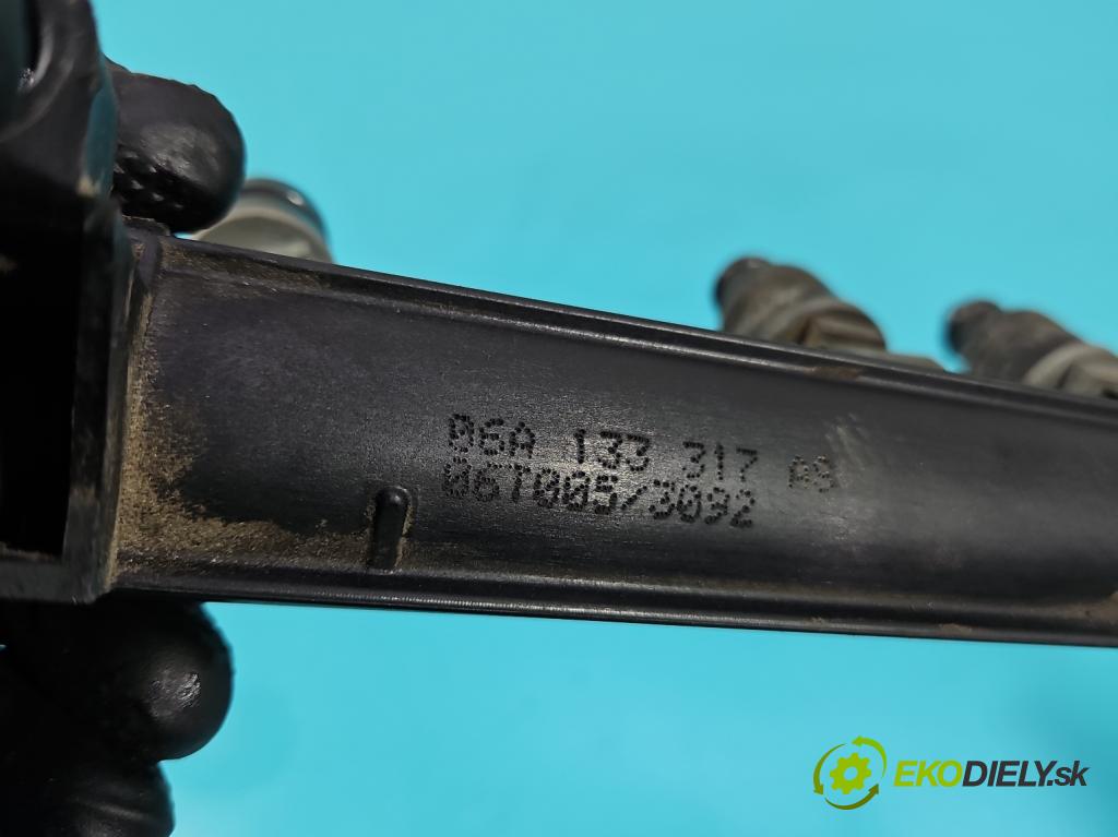 Seat Leon II 2005-2012 1.6 SR 102 HP manual 75 kW 1595 cm3 5- vstrek 06A133317AS (Vstrekovač paliva)