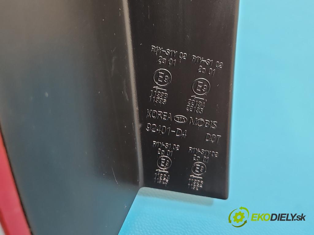 Kia Optima IV 2015-2020 1.6 T-GDI: 180 HP automatic 132.4 kW 1591 cm3 4- svetlo / reflektor zadné ľavé 92401-D4 (Kľučka dverí ostatné)