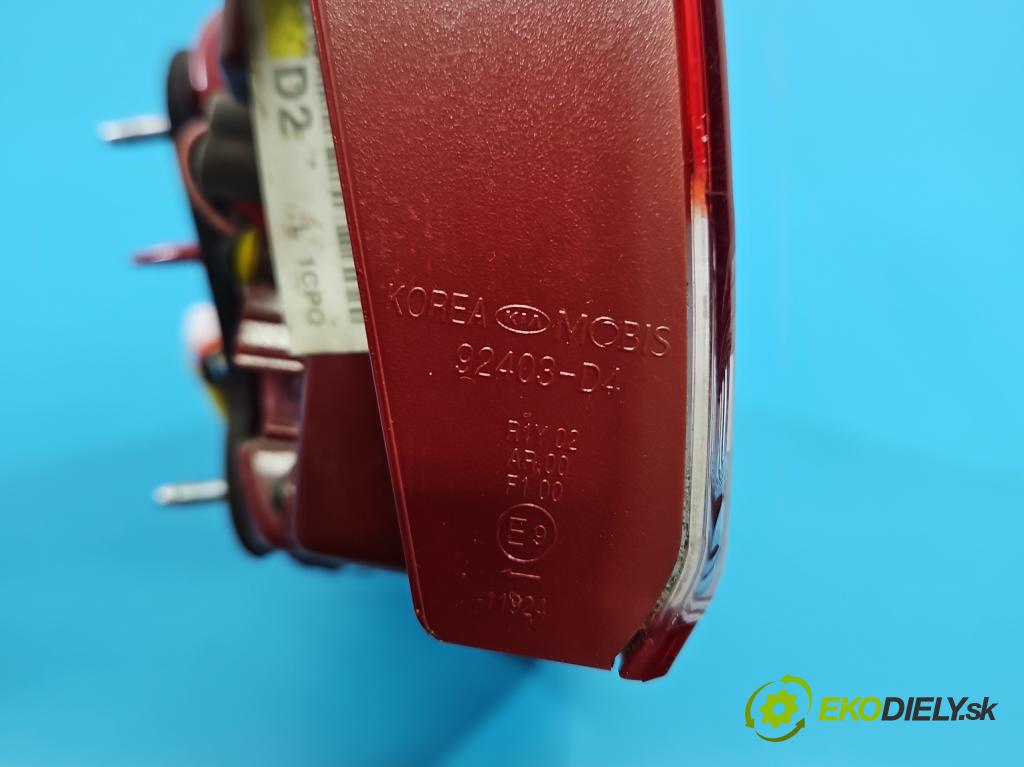 Kia Optima IV 2015-2020 1.6 T-GDI: 180 HP automatic 132.4 kW 1591 cm3 4- svetlo / reflektor zadné ľavé 92403-D4 (Kľučka dverí ostatné)