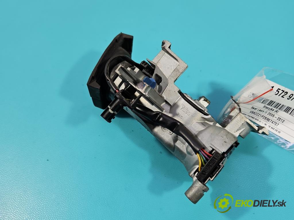 Seat Leon II 2005-2012 1.6 SR 102 hp manual 75 kW 1595 cm3 5- spínací skříňka 1K0905851B (Spínací skříňka)