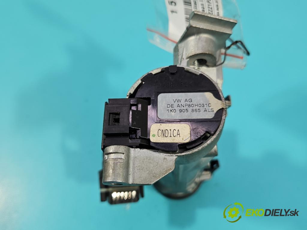 Seat Leon II 2005-2012 1.6 SR 102 hp manual 75 kW 1595 cm3 5- spínací skříňka 1K0905851B (Spínací skříňka)