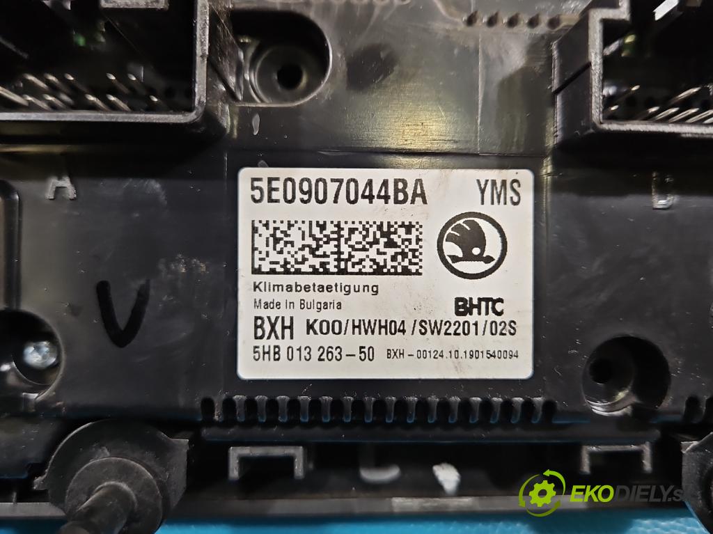 Skoda Octavia III 2013- 1.5 TSI 150 HP manual 110 kW 1498 cm3 5- panel kúrenia 5E0907044BA