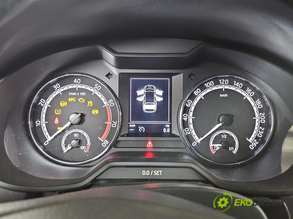 Skoda Octavia III 2013- 1.5 TSI 150 HP manual 110 kW 1498 cm3 5- prístrojovka/ budíky 5E0920780F (Prístrojová doska)